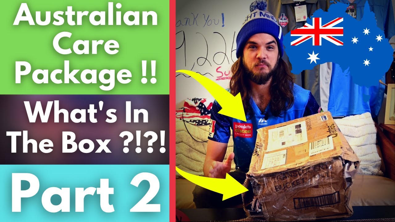 AMERICAN OPENS GIFTS FROM AUSTRALIA!! PT.2 YouTube