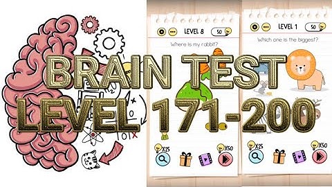 Brain Test Tricky Puzzles Level 171-200 Answers Solution