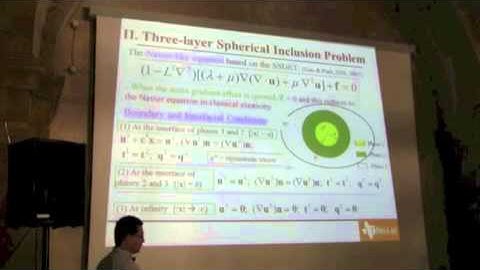 Prof. Xin-Lin Gao. Strain gradient solution for a three-layer spherical inclusion problem