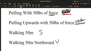 AP Physics 1 Unit1.1 Scalars and vectors and vector addition