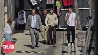 David Beckham Greets People On The Way To Filming A TV Appearance At Jimmy Kimmel Live - 08 May 2024