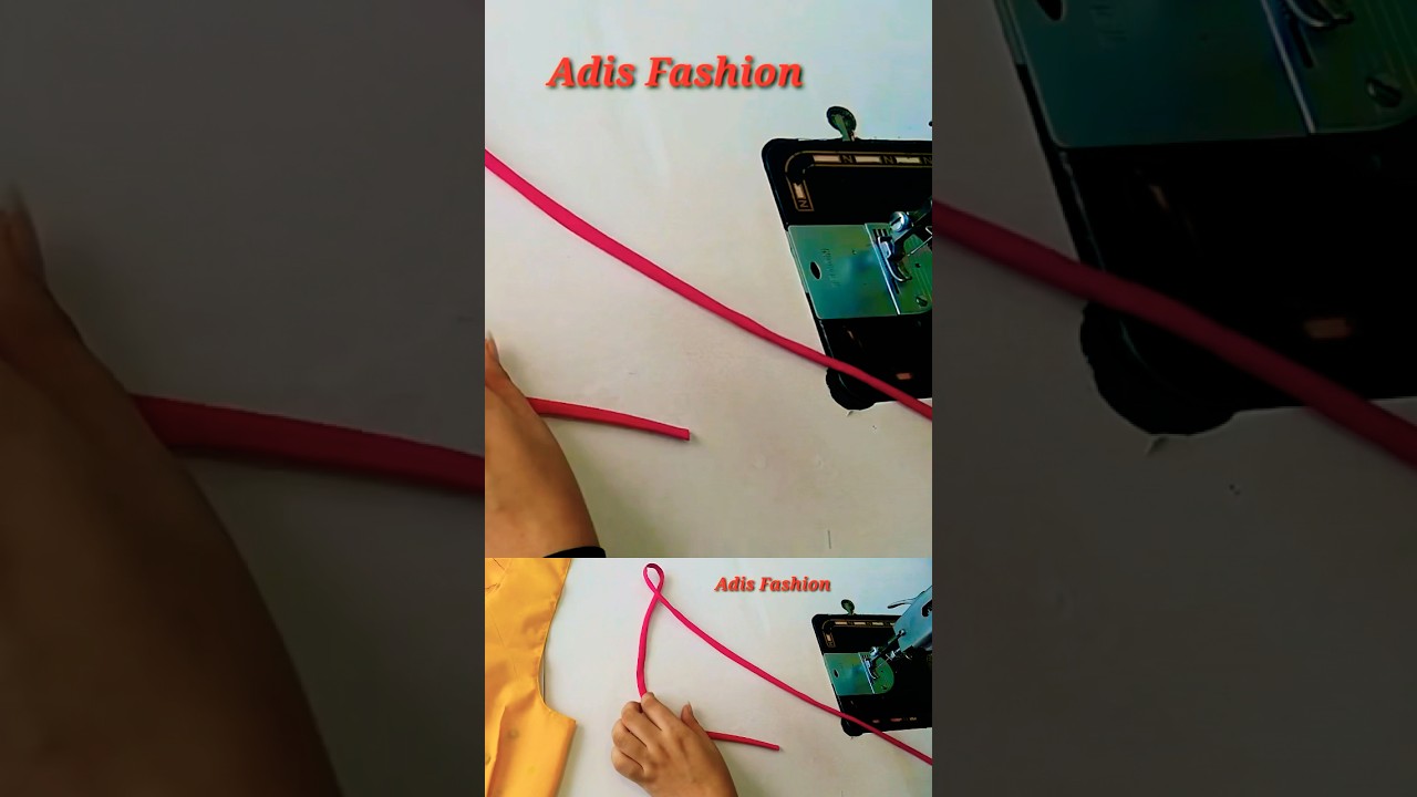 Easy Blouse Neckline Patti Making | Simple Neck Design Tutorial 