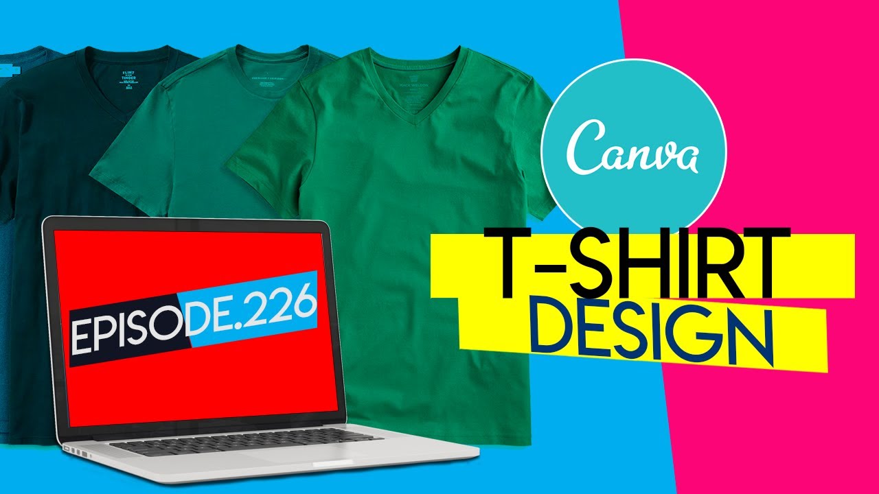 How To Create TShirt Designs With Canva Canva TShirt Design Tutorial 2021 YouTube