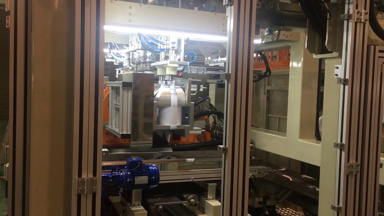 All electric blow molding machine