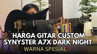 SYNYSTER GATES A7X DARK NIGHT GUITAR DETAIL SPECS CUSTOM FACTORY STANDARD