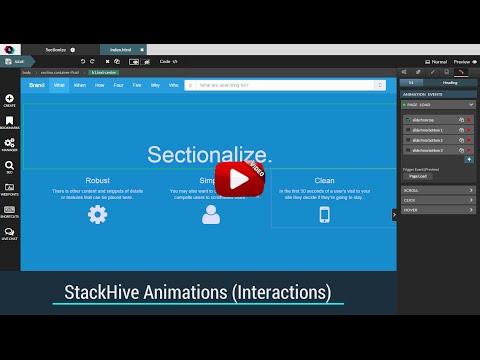StackHive | Introducing Animations (Interactions)