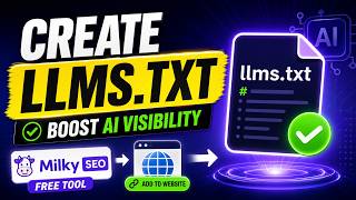 How to Create an llms.txt File to Boost AI Visibility For Free?