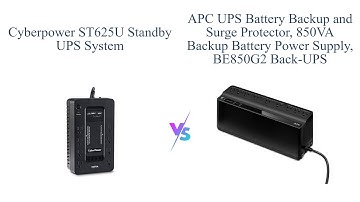CyberPower ST625U vs. APC BE850G2 🔋 Which UPS is Better? 🤔