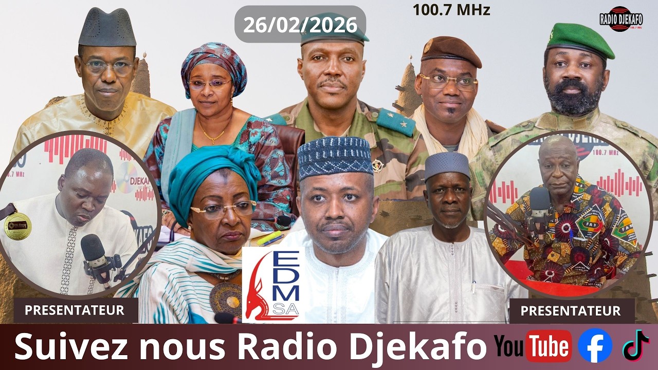 RADIO DJEKAFO 19 FEVRIER BOUA DIABATÉ ET ABOUBACAR CAMARA