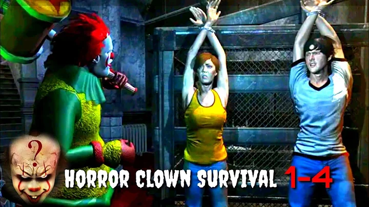Horror Clown Survival Level 1-4 Three Young Outcasts Death House Gameplay Walkthrough Android IOS P1