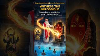 Biggest Update from Sadhguru 🤯: How Sadhguru Makes Gods from Stone | The Science of Consecration