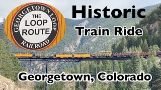 GEORGETOWN, COLORADO | HISTORIC RAILROAD TRAIN RIDE from Devil’s Gate to Silver Plume