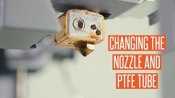 Balco Touchscreen 3D Printer - Changing Nozzle and PTFE tube