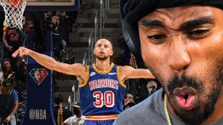 Steph Curry look-away shots but they get increasingly colder (REACTION)