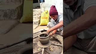 🔥Mitti Se Bani Desi Clay Kulhad for Cooking☕ #handmadepottery  #pottery