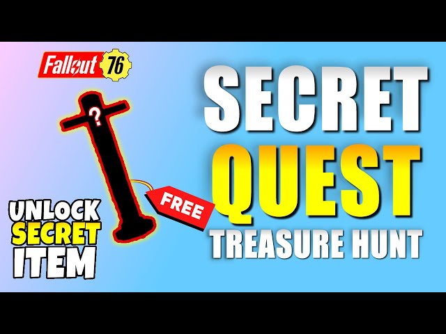 Fallout 76 New Secret Quest (How to Unlock Secret Item Mini Totem