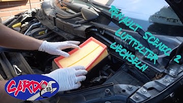 Luftfilter Wechseln/ Air Filter Change Renault Scenic 2