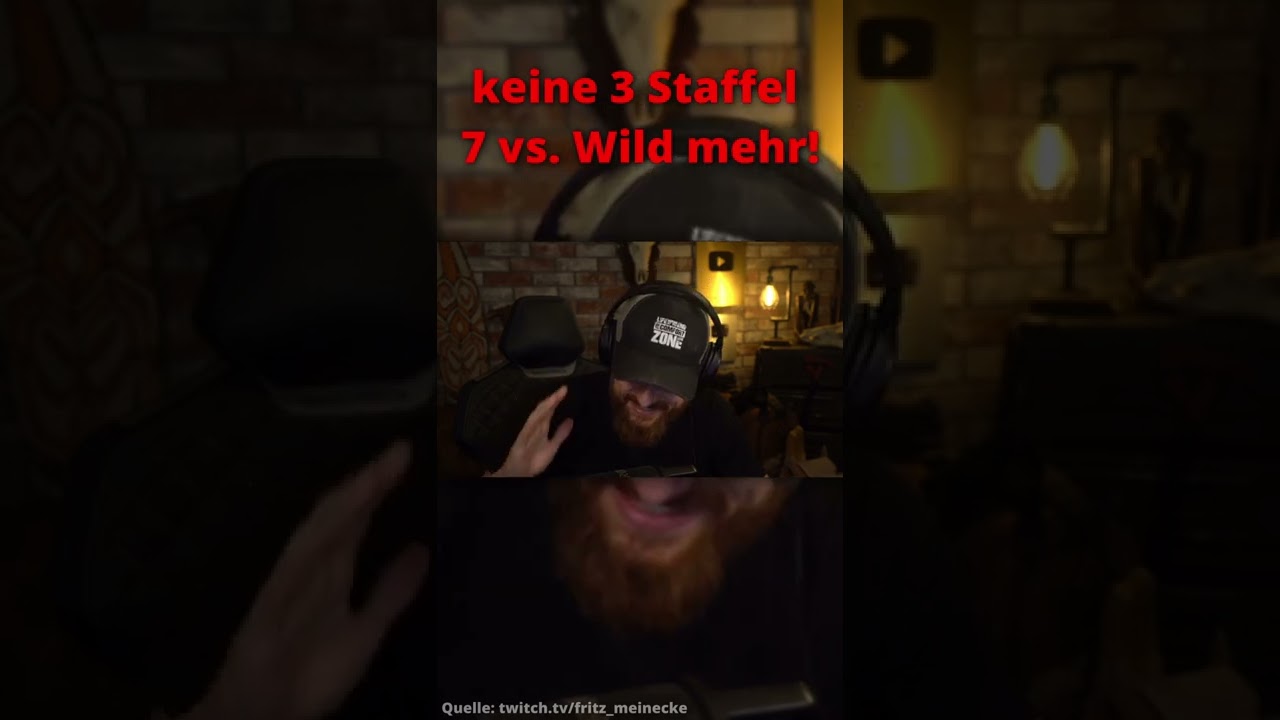 Es wird KEINE 3 Staffel 7 vs. Wild mehr geben! @FritzMeinecke