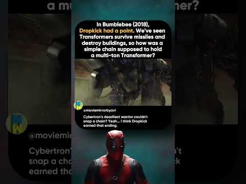 Dropkick’s biggest weakness in Bumblebee #transformers #shorts #movie