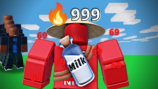 He Tried To Hack with Kill Aura and Rageblade.. and Lost (Roblox Bedwars)