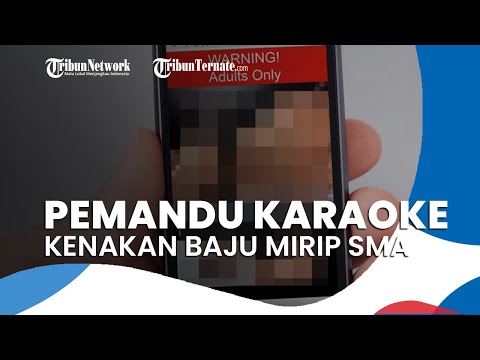 Viral Video Pemandu Karaoke Kenakan Baju Mirip Seragam SMA, Satpol PP: Tempatnya Belum Ditertibkan