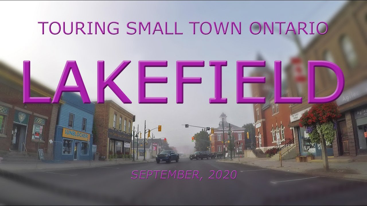 Touring Small Town Ontario Lakefield (September, 2020) YouTube
