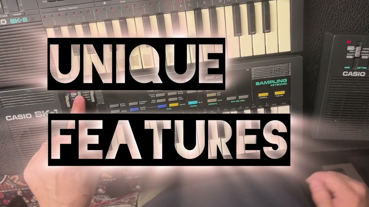 Casio Sk-1 vs Sk-5 vs Sk-8 a Battle Royale of 80s toy synths - who