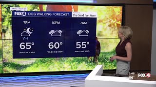 Cloudy, cool night ahead