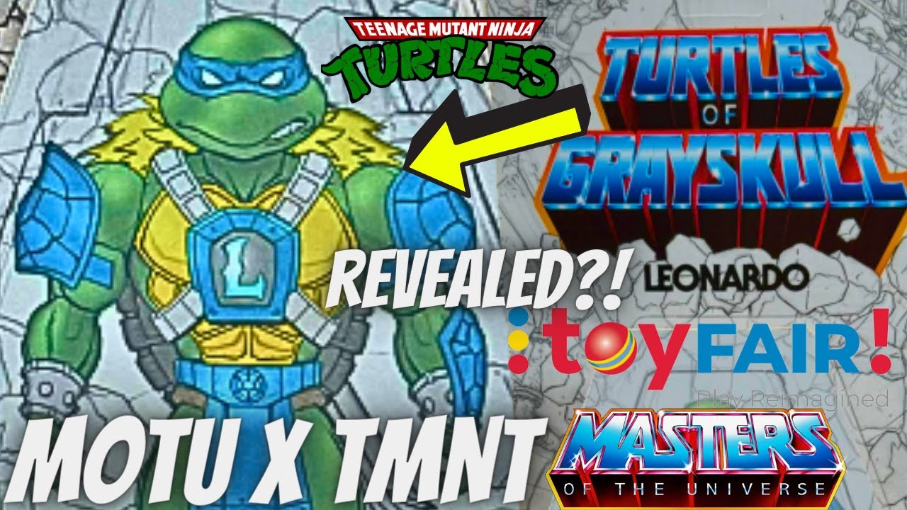 MOTU x TMNT Figures Revealed At New York Toy Fair 2023!?