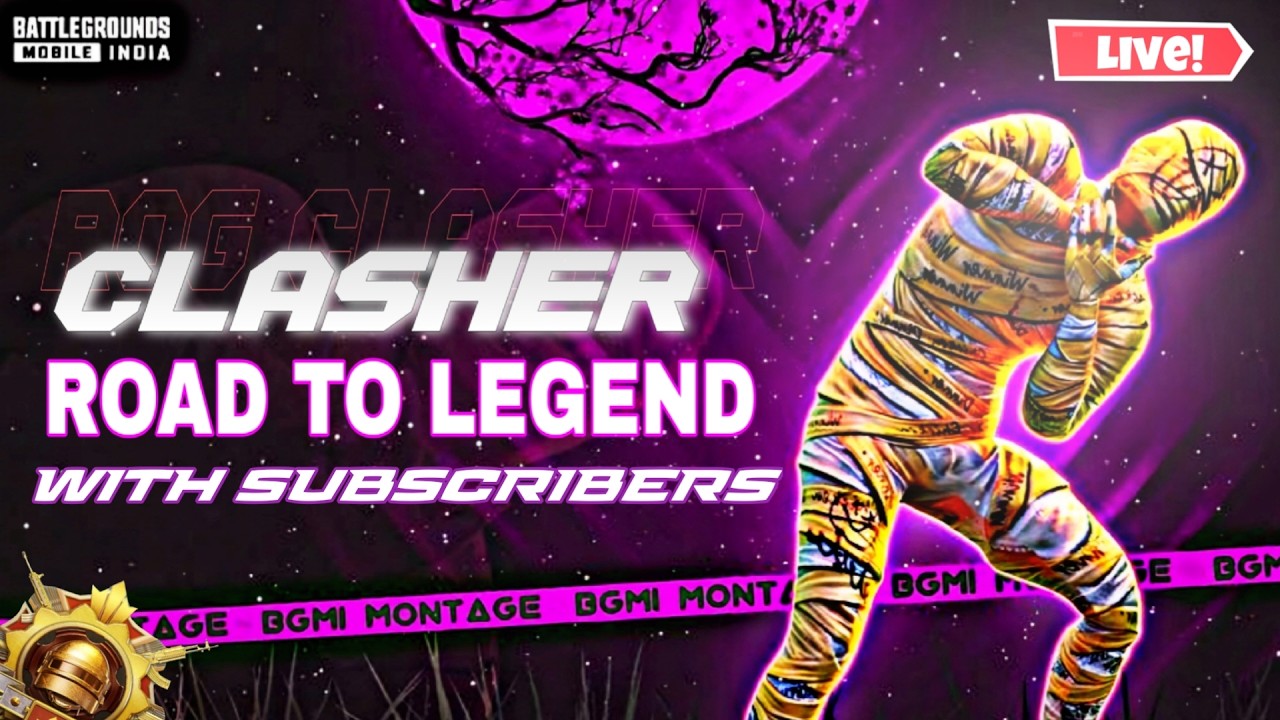 BGMI RANK PUSH ROAD TO LEGEND WITH SUBSCRIBERS #gaming #shortsfeed #bgmi #shortslive #shortviral