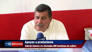 Gabriel Zamora,.-Productores De Zamora Recibieron Apoyos