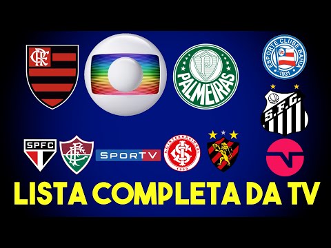 GLOBO vai mostrar Flamengo x Palmeiras, menos para 2 ESTADOS | Onde ver a 1ª rodada do Brasileirão