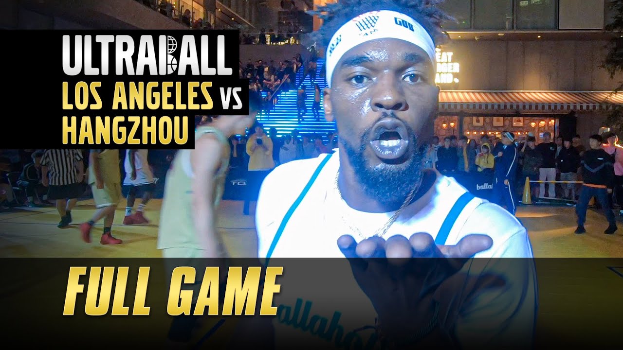 【バスケ】衝撃のアリウープあり！決勝は、アメリカ vs 中国！ノーカット版｜LOS ANGELES vs HANGZHOU | ULTRABALL
