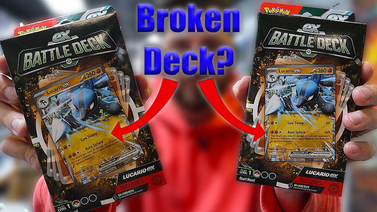 Сможете ли вы выиграть турнир покемонов TCG с боевой колодой Lucario EX!?