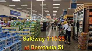 [4K] Safeway at S. Beretania St on 1/16/25 in Honolulu, Oahu #supermarket #grocery #grocery_shopping