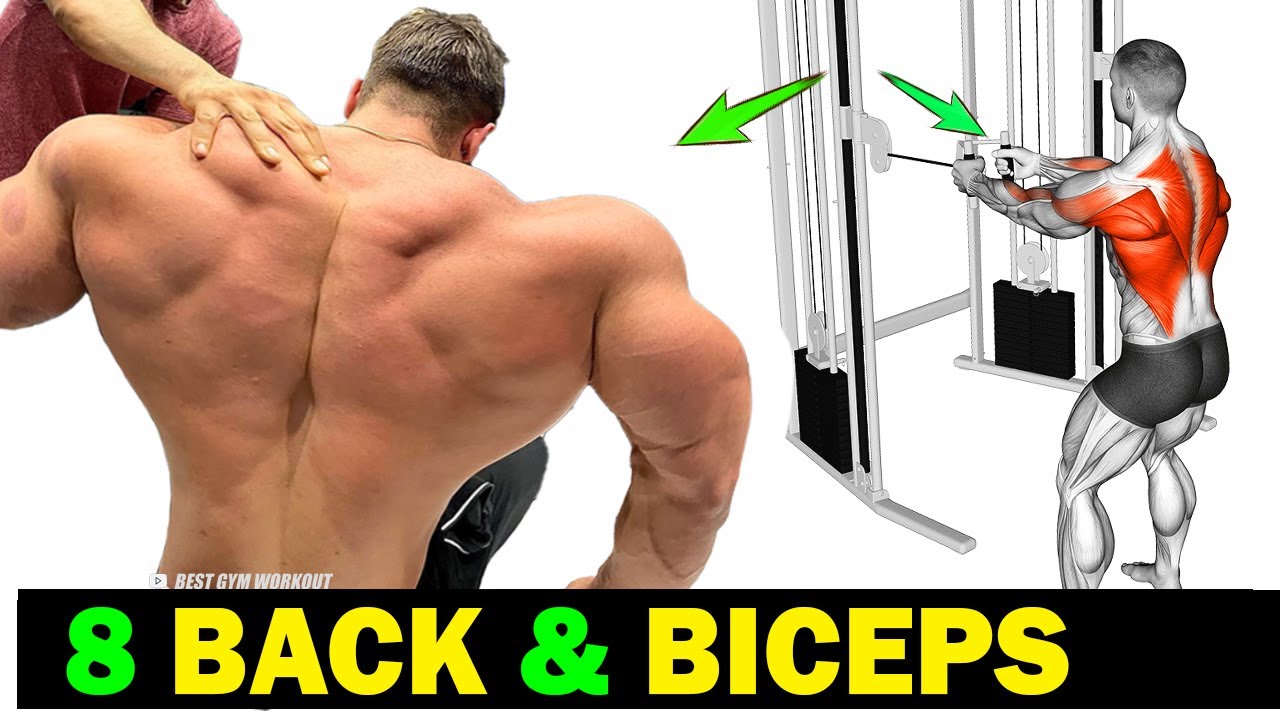 8 Best Exercises For Back And Biceps 🔥 YouTube