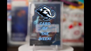 Card of the week! Utah Mammoths rising star auto! Logan Cooley