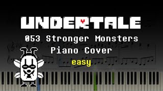 Undertale - 053 Stronger Monsters - Easy Pianosynthesia