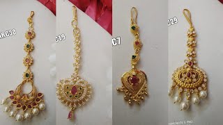 papidi billa/maang tikka designs 