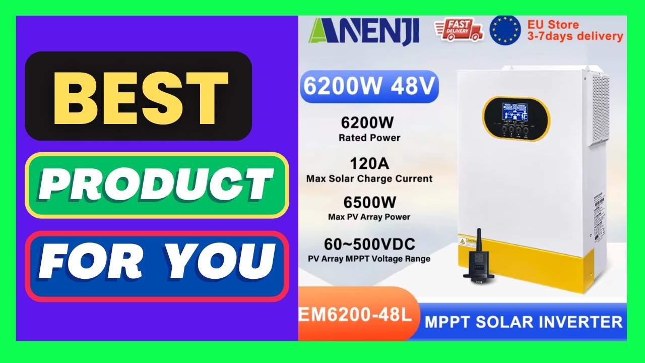ANENJI 6.2KW 6200W Hybrid