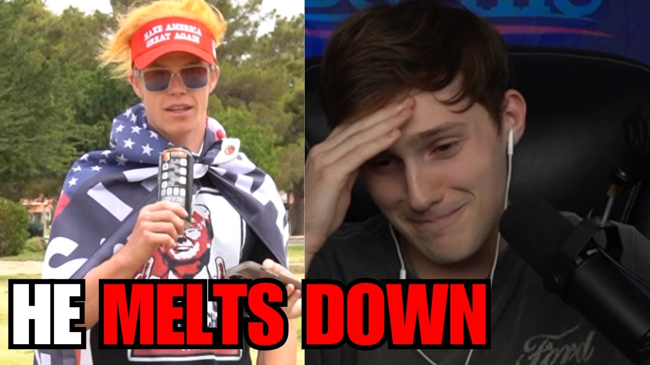 Trump fan MELTS DOWN when I run HIS argument against him