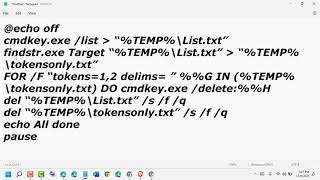 How to Clear All Credentials from Credential Manager in Windows 10