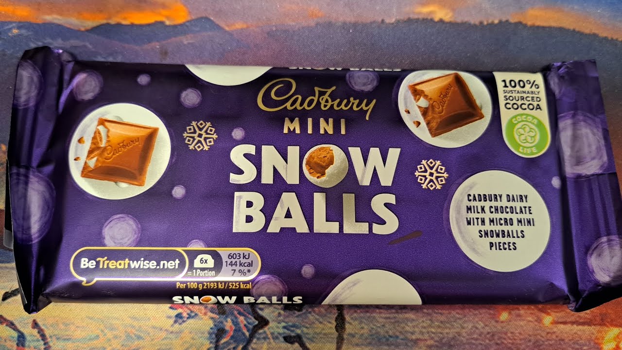Cadbury Snow Balls Chocolate 🍫  Review!