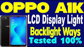 Oppo A1k Display Light Problem Solution Jumper Ways By GSM Free Equipment