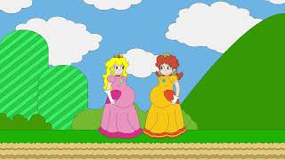 Princess peach and Princess daisy pregnant