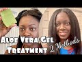 Aloe Vera Treatment 2 Ways on Relaxed Hair | #RelaxedHair #HealthyRelaxedHair #AloeVeraTreatment