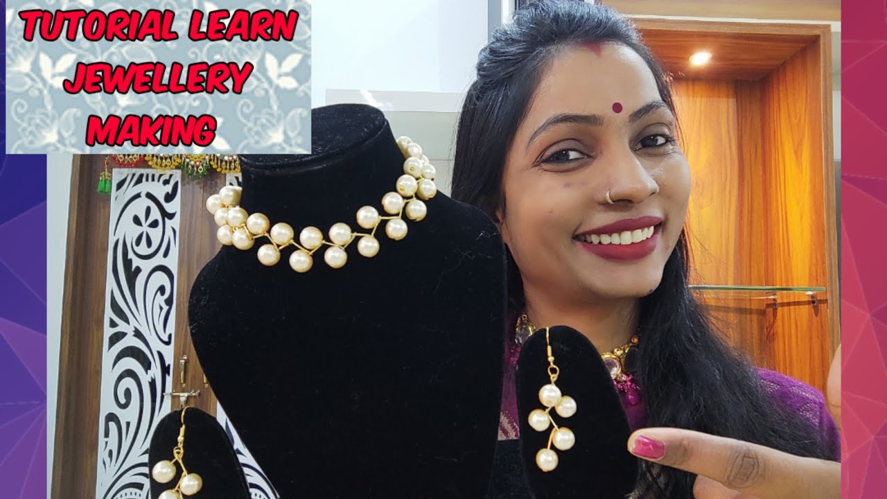 Designer Beaded Necklace under 50 rps#online #handmade #workfromhome #fashion #jewellery