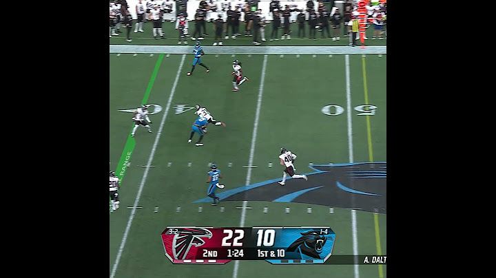 JaTavion Sanders catches for a 21-yard Gain vs. Atlanta Falcons