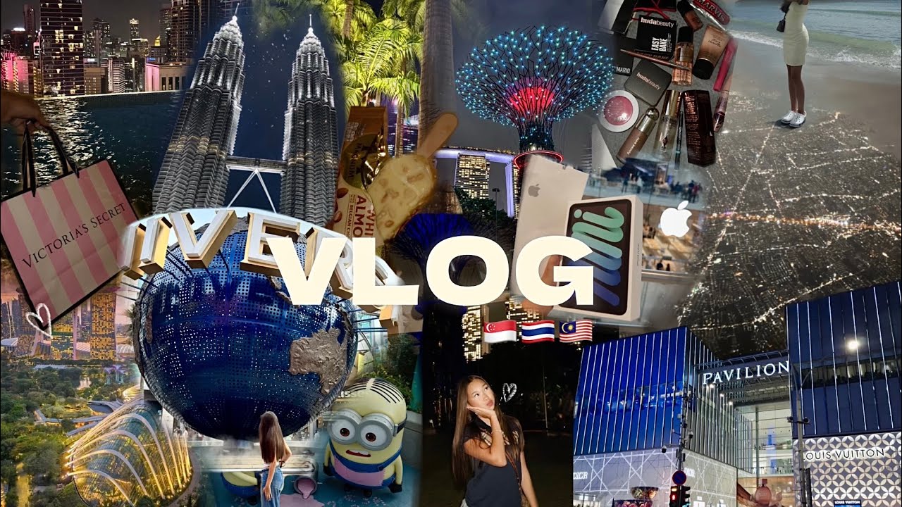 travel VLOG🌊: ПОЕЗДКА В ТРИ СТРАНЫ✈️😍Таиланд🇹🇭,Сингапур🇸🇬,Малайзия🇲🇾