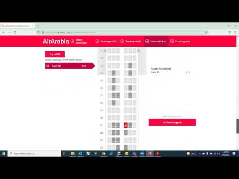 How to do |  Air Arabia Web check in | steps |  5 Mint only | by Saujanya